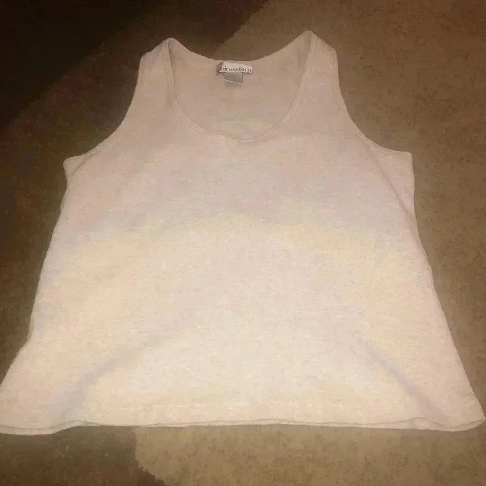 Dress barn tank top (beige)